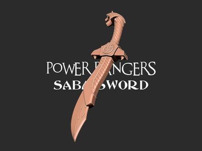 Power Rangers  Saba Sword 3D print model