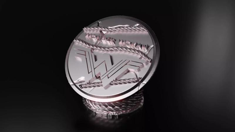 wonder woman statue with erb