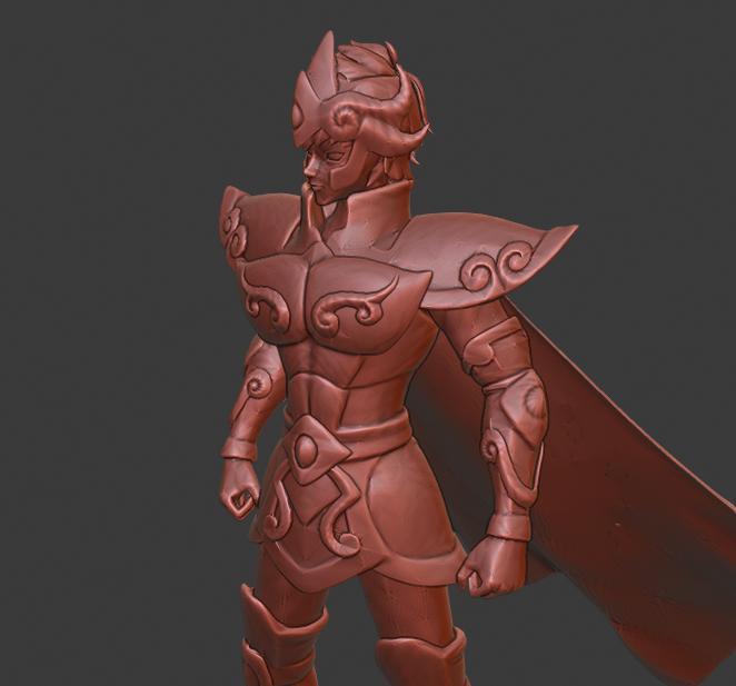 Saint Seiya - Aioria Golden Knight of Leo