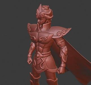 Saint Seiya - Aioria Golden Knight of Leo