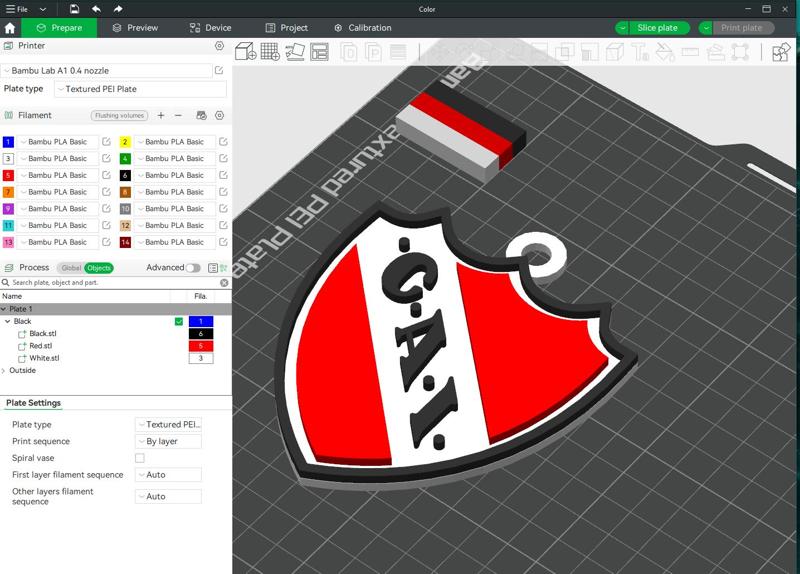 AFA Independiente club Coaster necklace and keychain Color Printable