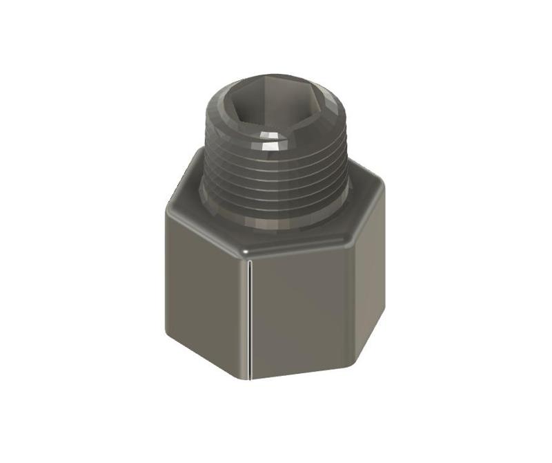 1/2" FEMALE TO 3/8" MALE PIPE ADAPTOR FITTING V2
