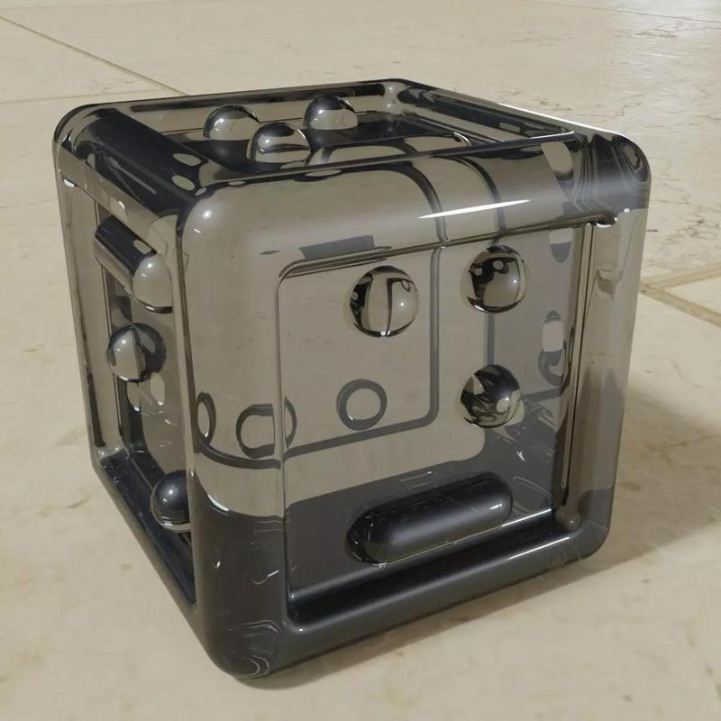 3D Dice Collection - Braille