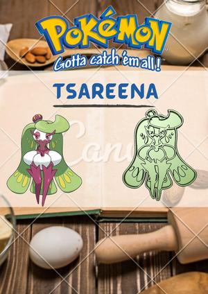 AMAZING POKEMON tsareena COOKIE CUTTER STAMP CAKE DECORATING