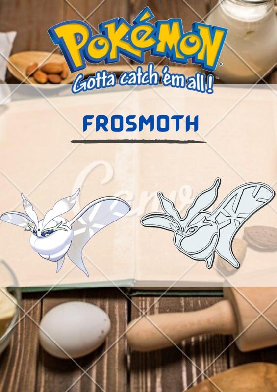 AMAZING POKEMON frosmoth COOKIE CUTTER STAMP CAKE DECORATING