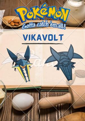 AMAZING POKEMON vikavolt COOKIE CUTTER STAMP CAKE DECORATING