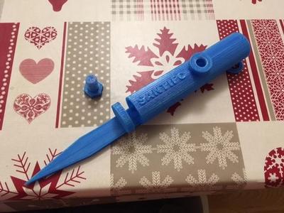 Selfie stick beach adapter!