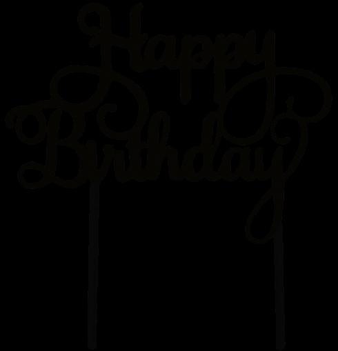 Happy Birthday Topper