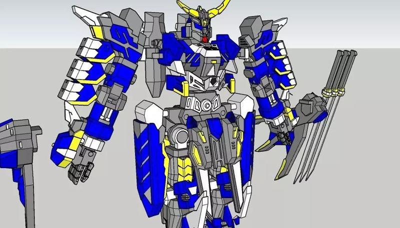 Robots mecha Samurai Gundam Vidar Basara Sengoku Date Masamune