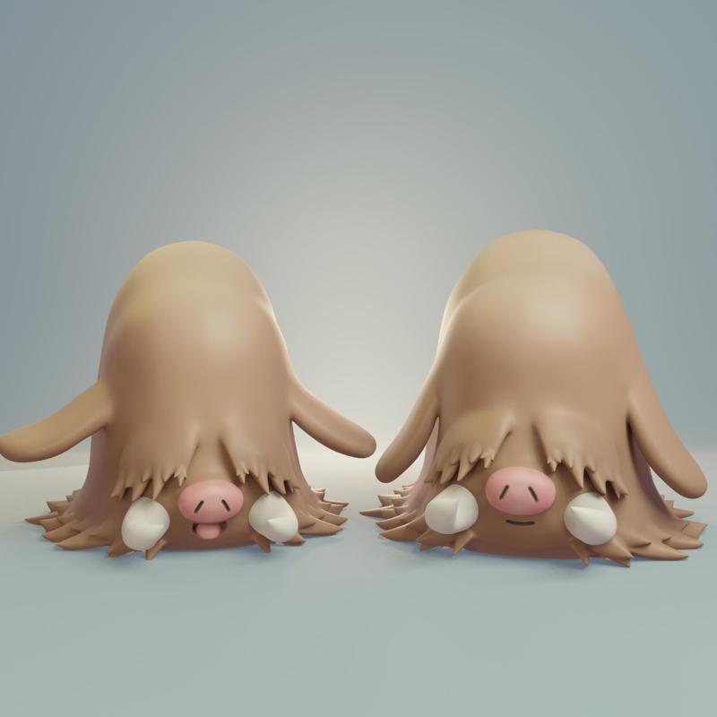 Pokemon - Piloswine with 2 poses