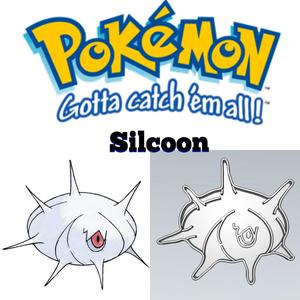 AMAZING POKEMON Silcoon COOKIE CUTTER STAMP CAKE DECORATING