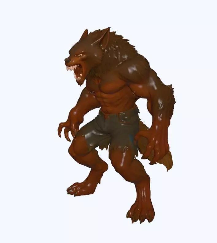 Werewolf Warrior Figurine