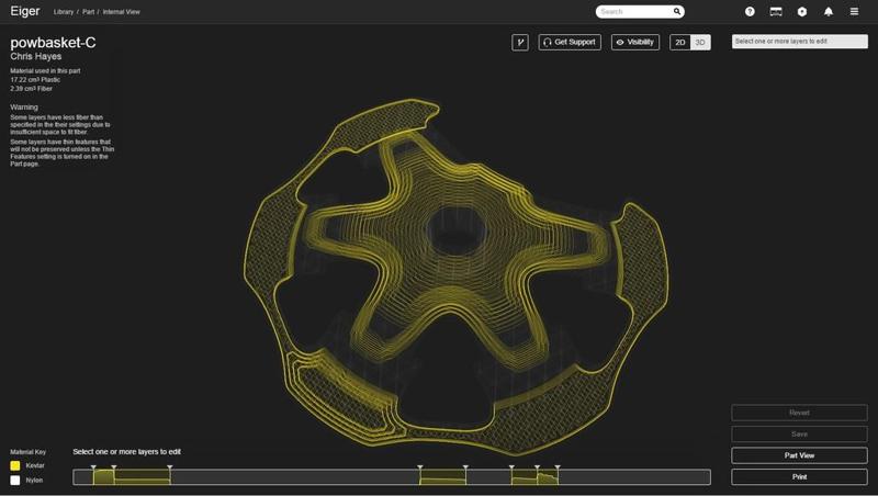 Ski Pole Powder Basket