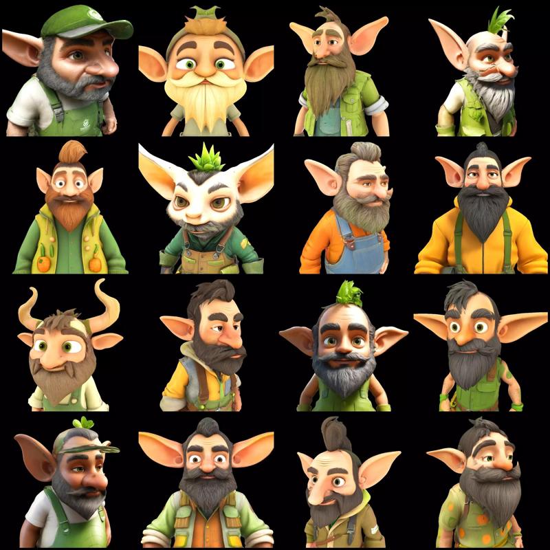 Enchanted Grove Guardians - Fantasy Gnome Figurine Collection