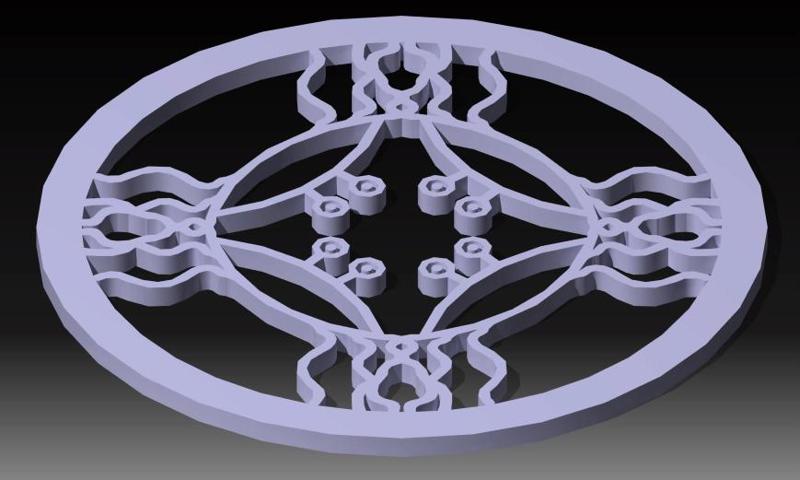 Flying Spaghetti Monster Quad Coaster