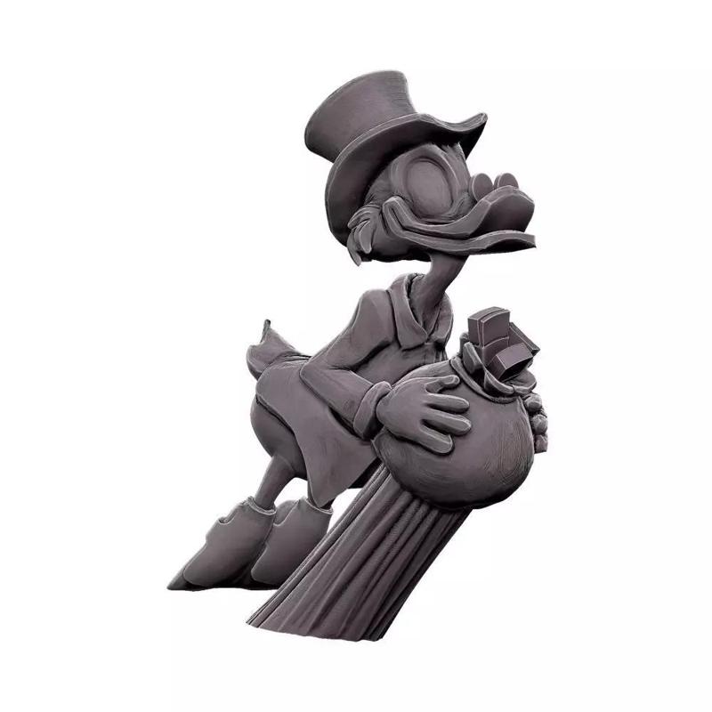 Pop art Scrooge McDuck Sculpture