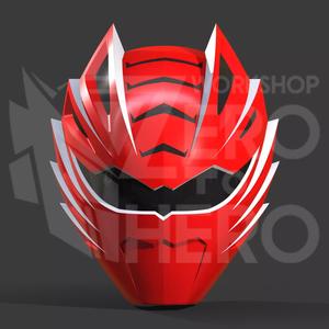 Gekiranger - Power Rangers Jungle Fury Red Master Mode helmet