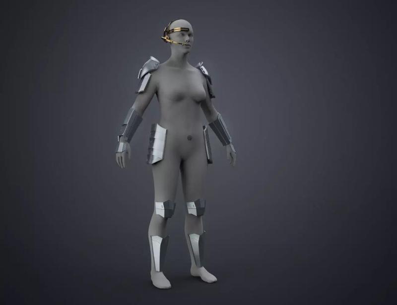 Shin Hati Cosplay Armor Star Wars Ahsoka