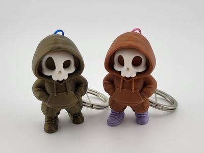 Urban Skeleton Keychain Streetwear Skull Figures