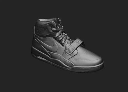 3D Scanned Air Jordan 312 Legacy Mid AJ 132