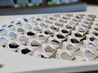 120mm fan grill in 3D pattern