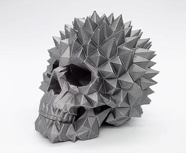 Spiky Diamond Skull - Flat Bottom