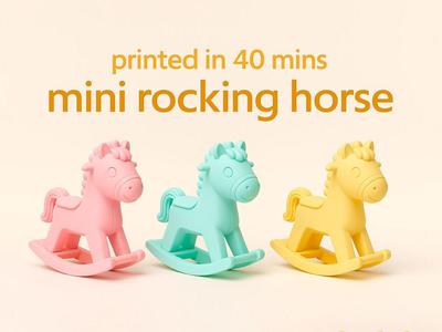 Mini Rocking Horse – Vintage Collectible