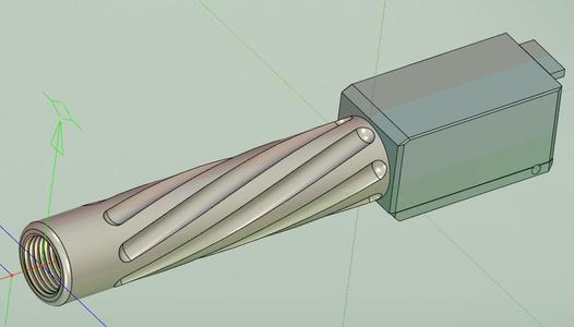 WE Glock 19 fixed barrel spiral