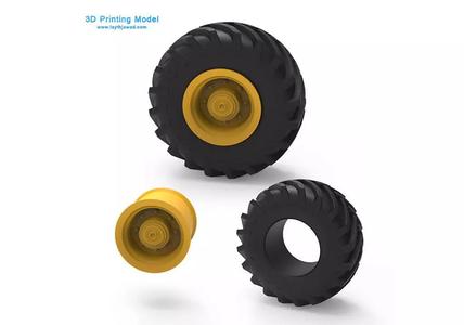 Tractor Tire 3D Printing Model