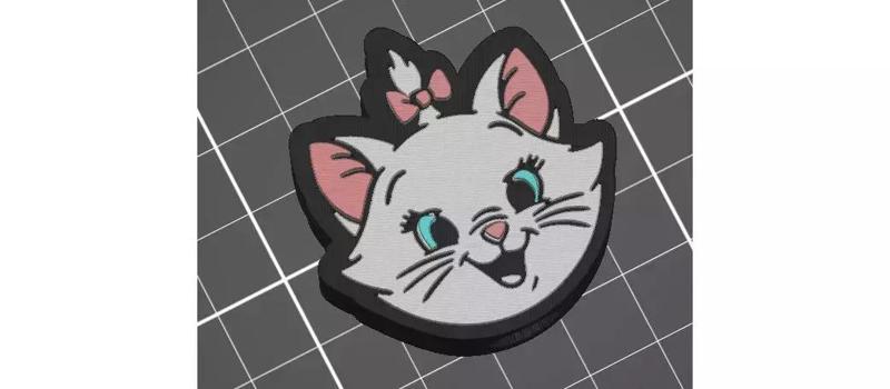 Magical Cat Girl Kitten with Bow Straw Topper STL 3D Print File 11mm Straw Opening / Fits Popular 40 oz Tumblers