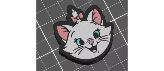 Magical Cat Girl Kitten with Bow Straw Topper STL 3D Print File 11mm Straw Opening / Fits Popular 40 oz Tumblers