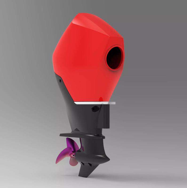 RC Boat Outboard Motor