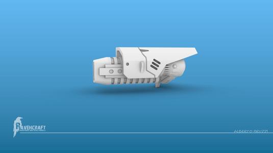 Pulse rifle SIDE WEAPON FOR U220 KHARON APC - OPTION PART