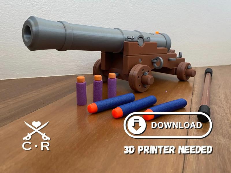 Pirate Nerf Cannon V1-2