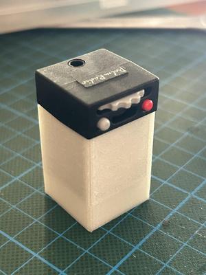 Palm Radio Code Cube Box