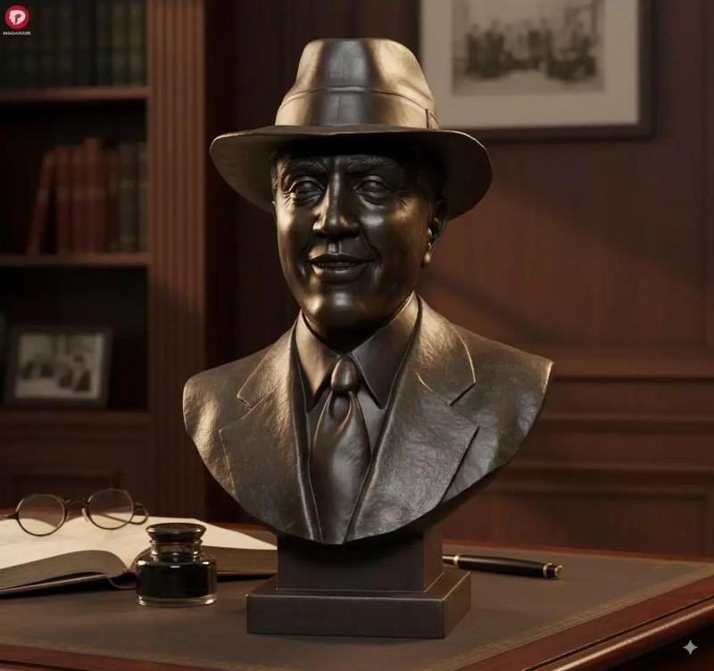 Busto of Carlos Gardel for 3D print