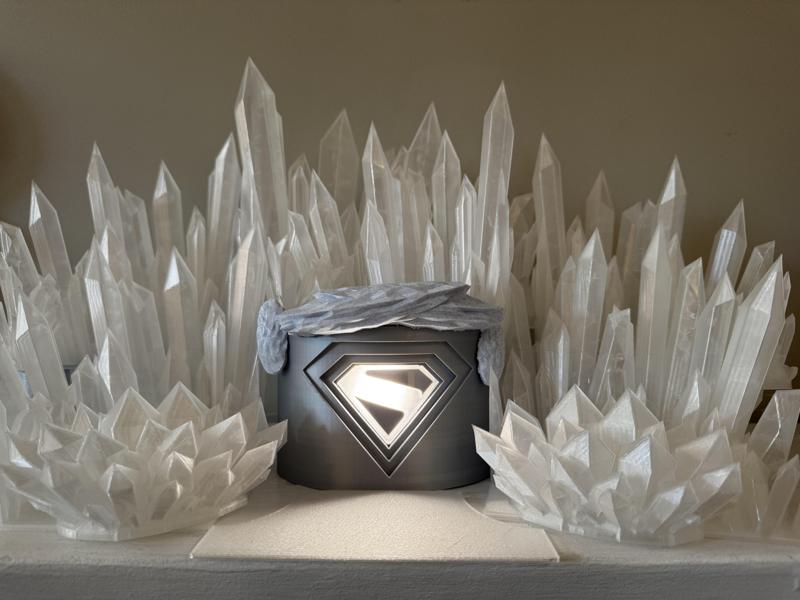Superman Fortress of Solitude Lamp - Inspired by the 2025 SUPERMAN Movie!