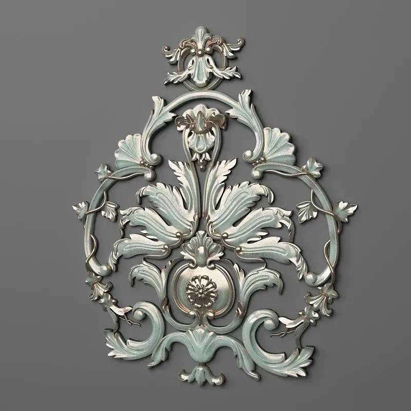 Center ornate wall plaque