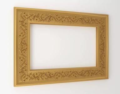 Floral Picture Frame - 3D CNC  Model No1