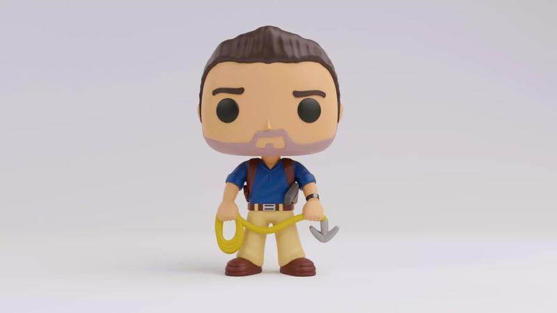 Nathan Drake funko Model  from the Uncharted franchise