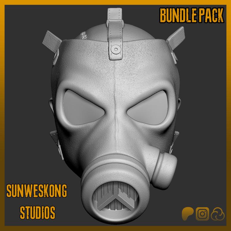 Metal Gear Solid 1  Psycho Mantis Headsculpt Bundle Pack