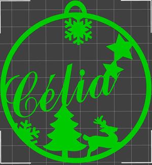 Célia" Christmas bauble