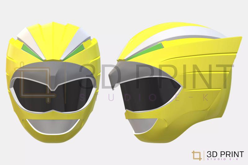 Power Rangers Wild Force Yellow Ranger helmet
