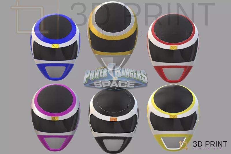 Power Rangers In Space Rangers Pack