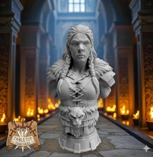 Female Barbarian Bust