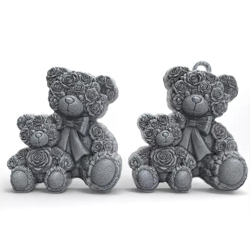 rose teddy cute pentant