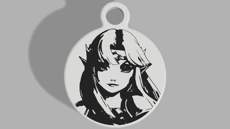 The Legend of Zelda - Princess Zelda  Keyring