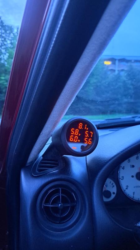 NB / NBfl Mazda MX-5 Miata 52mm Side window vent Single Gauge Pod