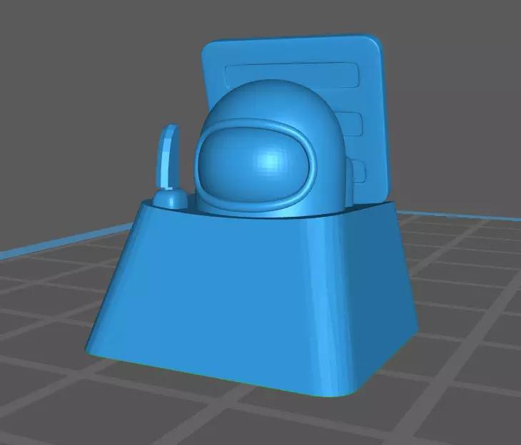 Keycap Among Us Impostor
