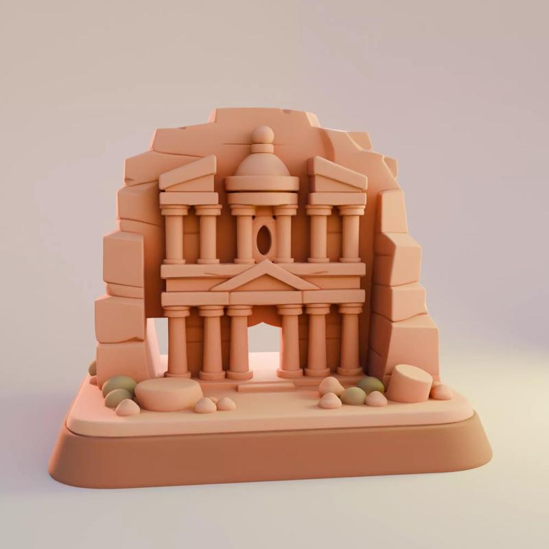 Petra Cartoon Unique Decorative Sculpture